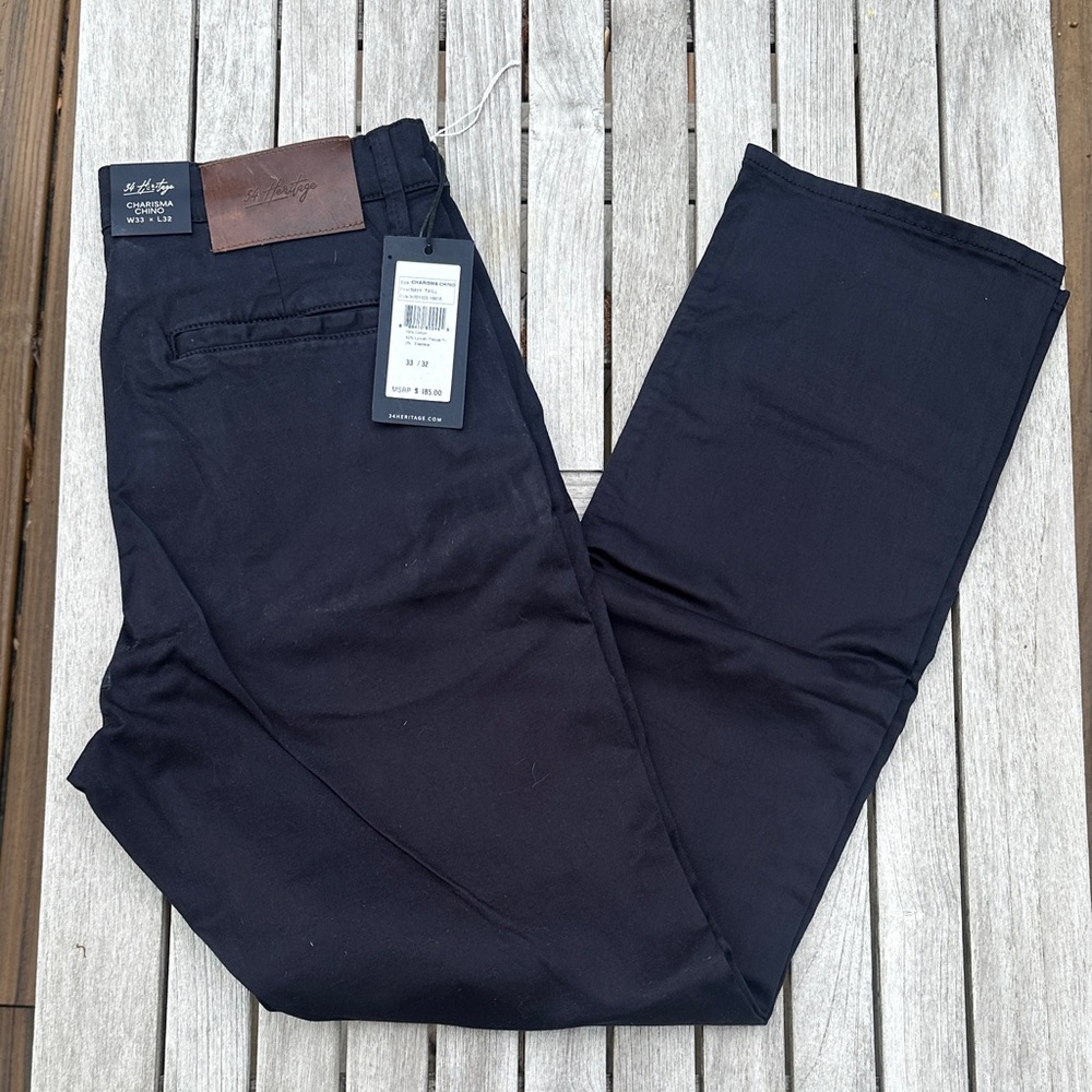 Charisma Chino in Navy Twill